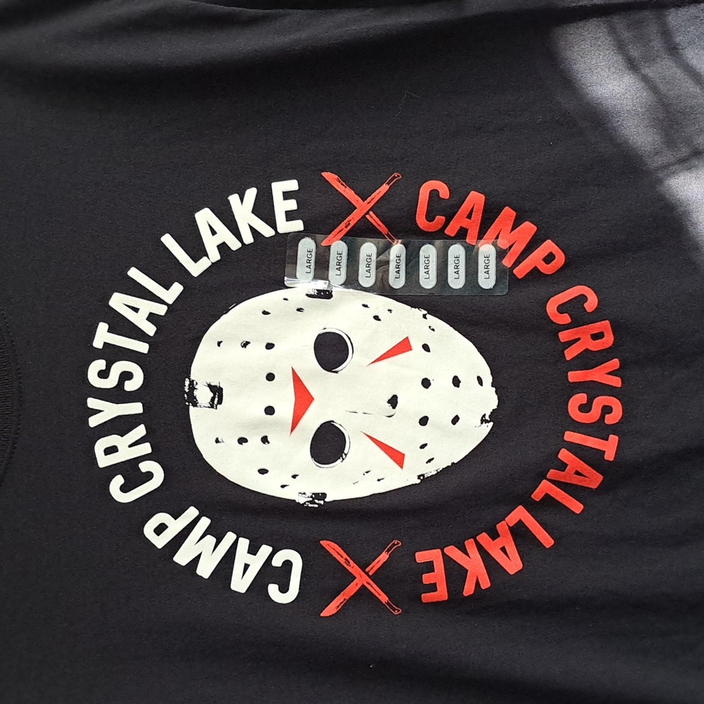 Camp Crystal Lake Friday the 13th Tee Size Large